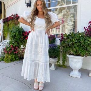 LOVESHACKFANCY LUPITA DRESS size S